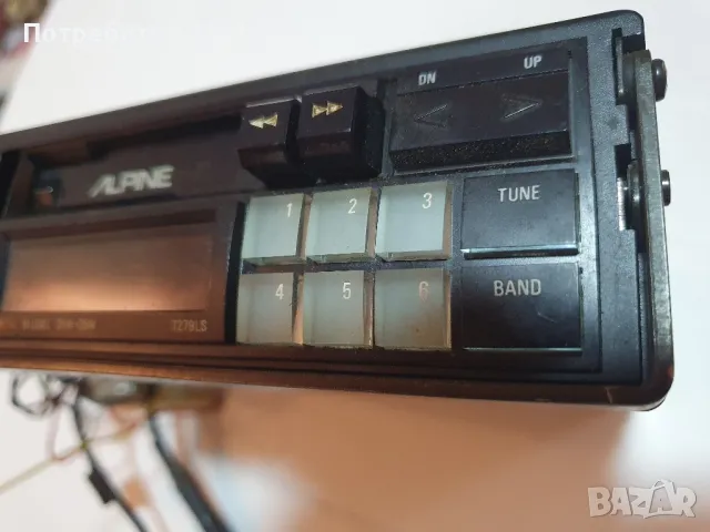 alpine радио касетофон винтидж , снимка 7 - Радиокасетофони, транзистори - 49173031