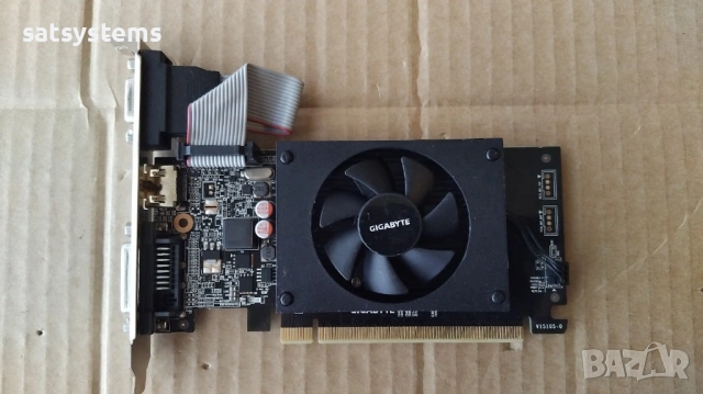 Видео карта NVidia GeForce Gigabyte GT 710 HDMI 1024MB GDDR3 64bit PCI-E