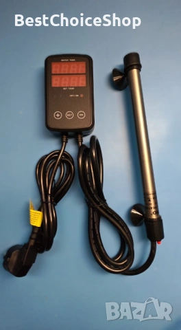 Потопяем нагревател за аквариум 300W LED дигитален контролер Регулируем 0–40°C – MX-9016 300W, снимка 3 - Оборудване за аквариуми - 54176203