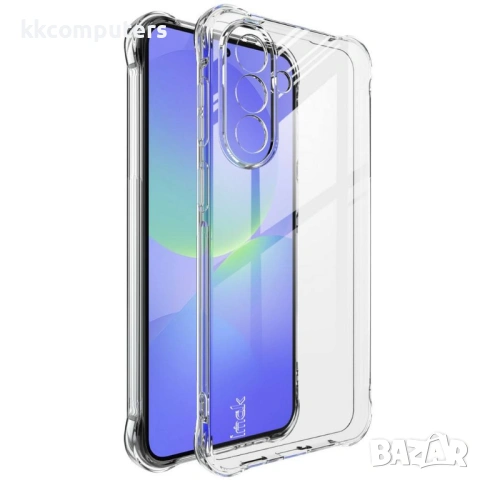 IMAK Прозрачен Калъф за Samsung Galaxy A57 5G - TPU, Airbag, Отвор за ремък, Прозрачен