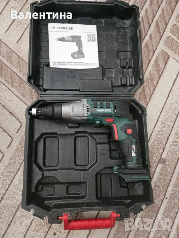 Винтоверт за гипсокартон Parkside PTBSA 20 Li B2.Чисто нов!