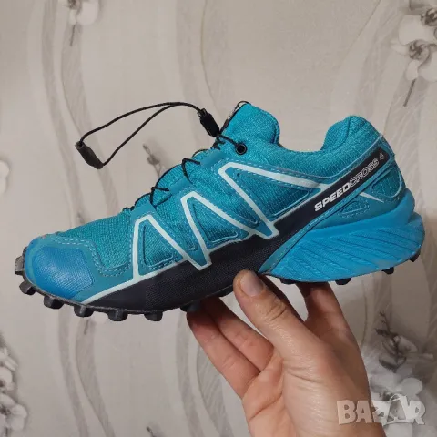 маратонки , туристически обувки  за бягане Salomon Speedcross 4 GTX (Gore-Tex)  номер 38 2/3, снимка 8 - Маратонки - 47346734