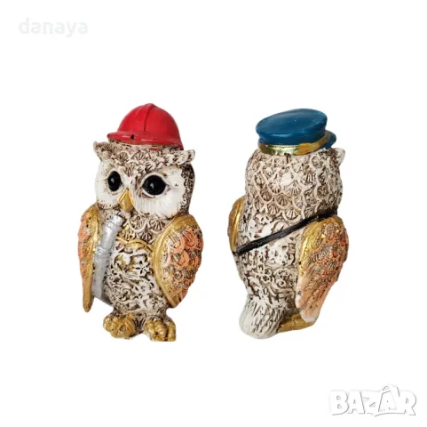 5718 Сувенир Бухал с професия подарък за дипломиране, 7 см, снимка 7 - Статуетки - 49335776