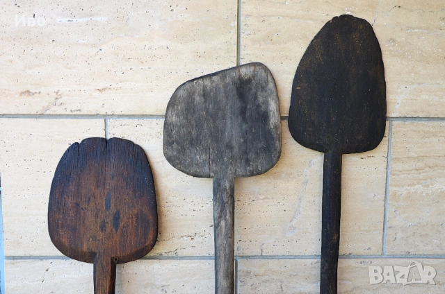 Стари ръчно изработени лопати за хляб/пица, снимка 2 - Градински мебели, декорация  - 53814494