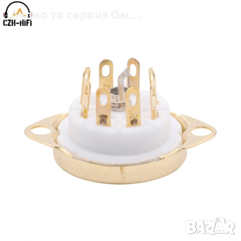 цОКЪЛ ЗА РАДИОЛАМПА КЕРАМИЧЕН 7/8/9 ПИНА, снимка 4 - Аудиосистеми - 53333828