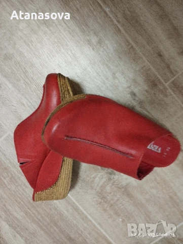 Продавам естествена кожа чехли номер 40