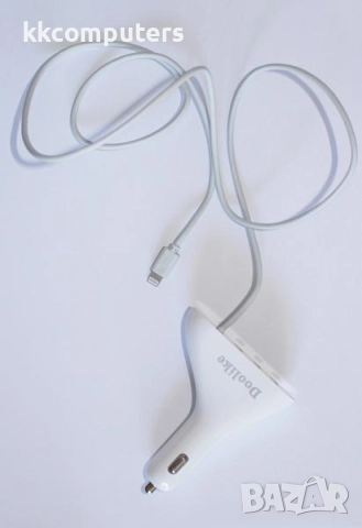 12V Зарядно за автомобил DOOLIKE CCA13 / 3USB + Micro + iPhone 6 Баркод : 452901, снимка 5 - Зарядни за кола - 52176882