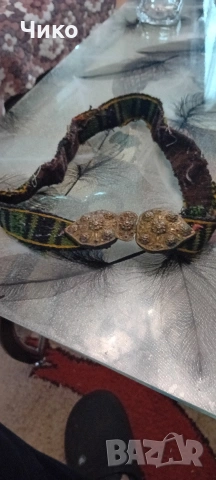 Старинен женски чапраз със колан, снимка 9 - Антикварни и старинни предмети - 53190160