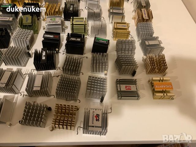 Пасивни охладители за чипсети на дънни платки/видео карти 98бр за 20лв алуминиеви радиатори различни, снимка 6 - Дънни платки - 46449724
