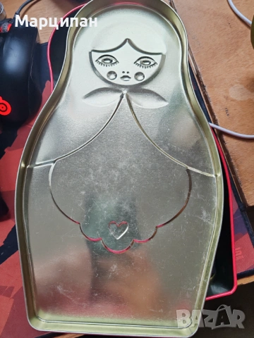 Метална кутия за съхранение матрьошка, снимка 3 - Колекции - 53147784