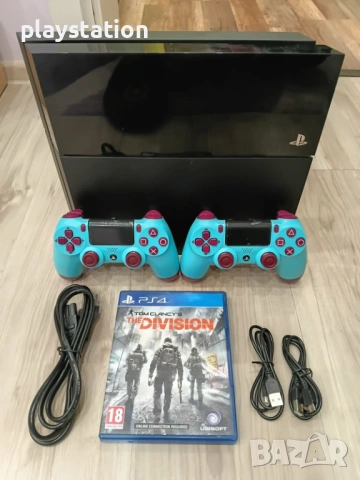 Playstation 4 с два нови контролера + Игра, снимка 2 - PlayStation конзоли - 51929821