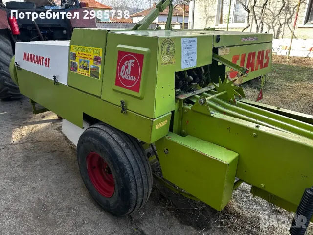 Балировачка Claas Markant 41, снимка 1 - Селскостопанска техника - 48917963