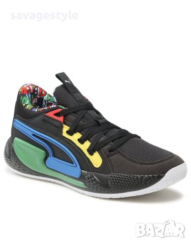 Мъжки маратонки PUMA Court Rider Chaos Trash Talk Basketball Shoes Black/Multi, снимка 7 - Маратонки - 45959329