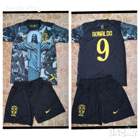 RONALDO 9 RONALDINHO 11 NEYMAR 10 детско юношески футболни екипи 💙⚽️ BRAZIL 