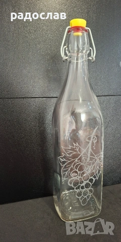 Ръчно гравирана бутилка , снимка 4 - Буркани, бутилки и капачки - 53642390