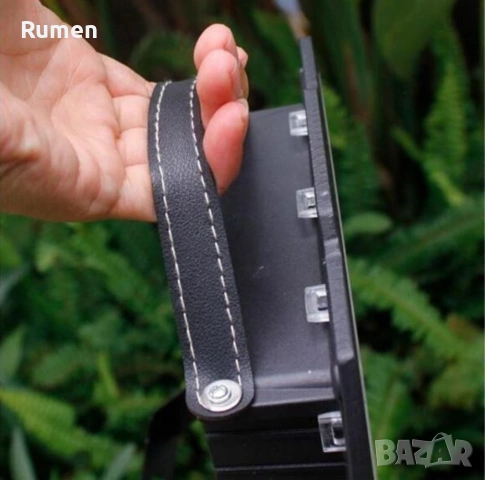 Мощен LED соларен прожектор , снимка 3 - Соларни лампи - 53434508