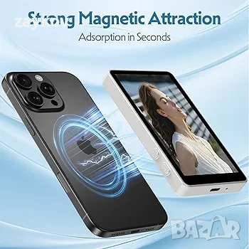 екран за селфита за телефон Vlog, магнитен екран за селфита за iPhone и Android, снимка 6 - Друга електроника - 53134656