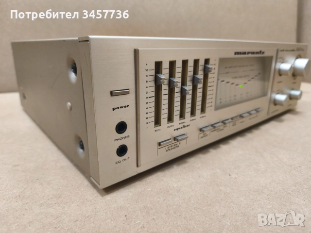 Стерео Усилвател Marantz PM-550 DC Made in Japan, снимка 8 - Ресийвъри, усилватели, смесителни пултове - 52479943