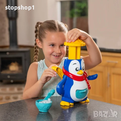 Играчка за лед "Полярен пингвин" | Хрупкава машина за лед с форма на пингвин за деца с форма на куб , снимка 4 - Образователни игри - 50738303