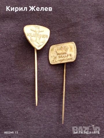 Две значки стари редки перфектно състояние за КОЛЕКЦИЯ ДЕКОРАЦИЯ 29765