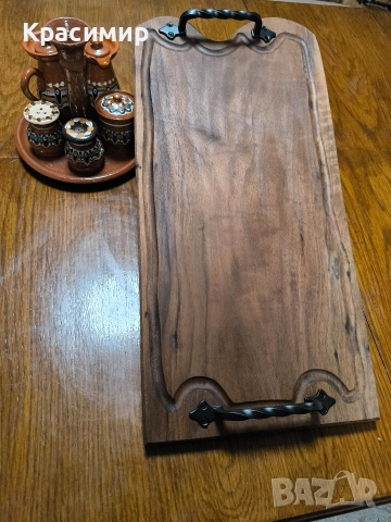 Орехови Дъски и Плата за Мезета, снимка 12 - Аксесоари за кухня - 49214477