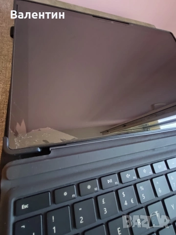 Microsoft Surface Pro 7 , i5-1035G4 CPU-8GB RAM-256GBSSD, С ПУКНАТО СТЪКЛО, всичко работи, КОМПЛЕКТ, снимка 3 - Лаптопи за работа - 52595364