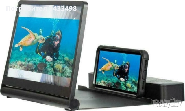 Портативен 6D екран за прожектиране от мобилен телефон TV1121, снимка 4 - Селфи стикове, аксесоари - 51986835