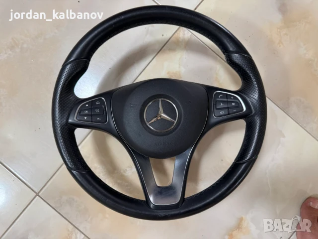 Комплект оригинален волан+айрбег F1 Mercedes C-CLASS (W205) Мерцедес само за 600лв. 