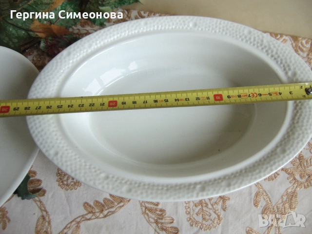 Голяма порцеланова купа с капак, снимка 5 - Чинии - 52642297