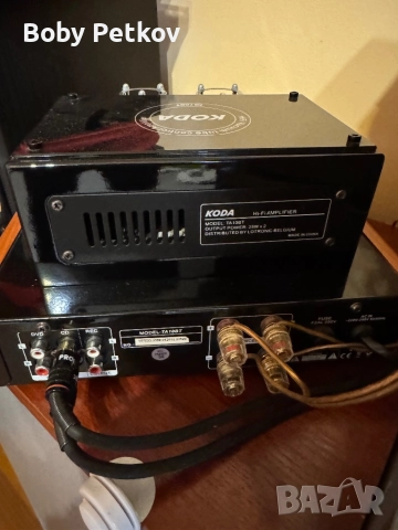 Лампов усилвател КОDA TA10BT, снимка 6 - Аудиосистеми - 52376859