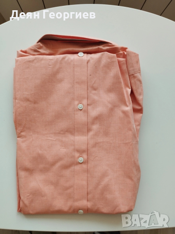 Продавам риза Jack & Jones Premium Slim - Размер: XL - цвят: сьомга, снимка 3 - Ризи - 54236870