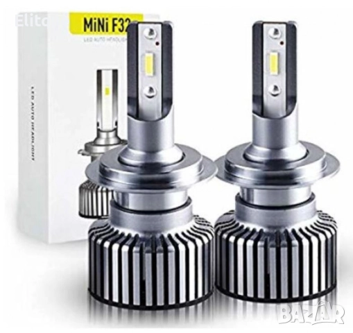 LED крушки F32 MINI - Н27 за фарове 12V – 2 бр., снимка 7 - Други стоки за дома - 52657495