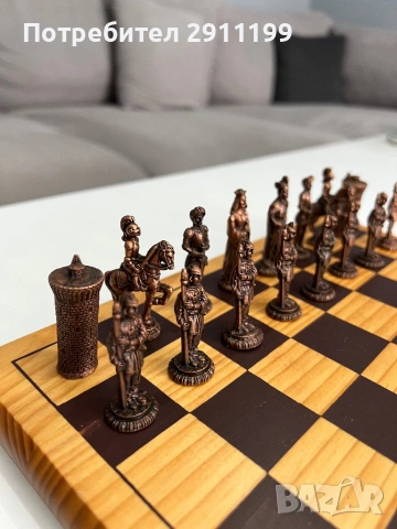 Метални фигури за шах , снимка 4 - Шах и табла - 53933064