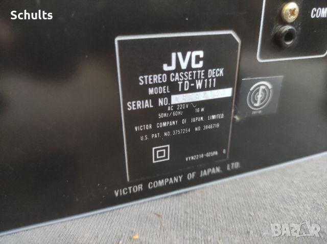 JVC TD - W111  касетен дек, снимка 2 - Декове - 46727765