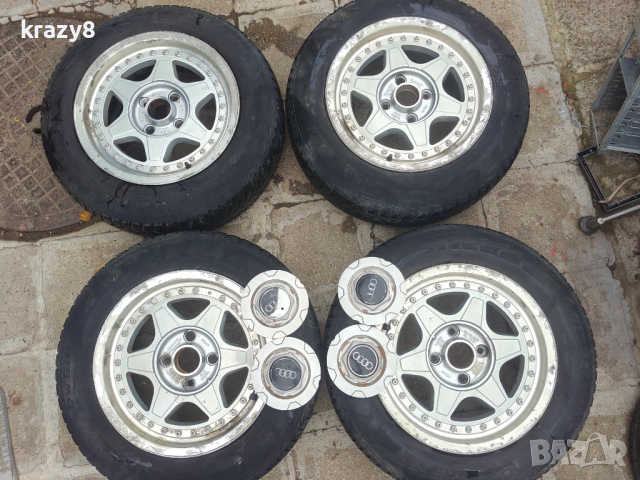 Джанти Speedline 4x108 15 цола с оригинални капачки RONAL Made in Germany