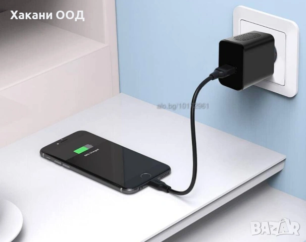 Скрита камера в зарядно с WiFi , снимка 4 - HD камери - 54036779
