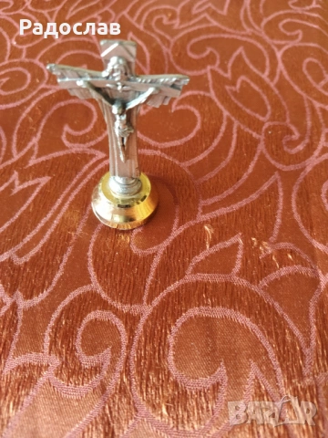 малък настолен кръст /  разпятие , снимка 3 - Други стоки за дома - 53928781