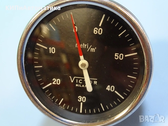 механичен оборотометър VICTOR Milano 27005ZM 0-60metri/m1 Tachometer, снимка 2 - Резервни части за машини - 54190819