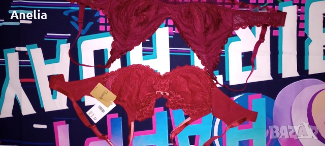 Нови Лукс 2 бр. Дамски Сутиени в Червено 75 Д 80, снимка 6 - Бельо - 52558137