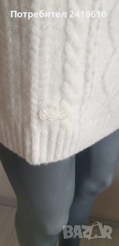 Lacoste Wool Womens Dress Size 36 / S НОВО! ОРИГИНАЛ! Дамскa Вълнена Рокля!, снимка 13 - Рокли - 52918768