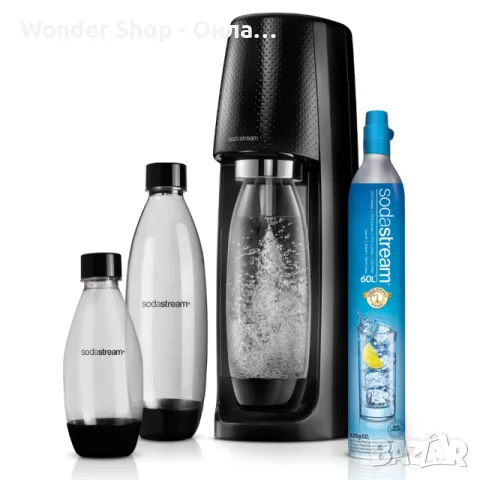💧 SodaStream Spirit Black Megapack – Освежете водата си с газиране 💧