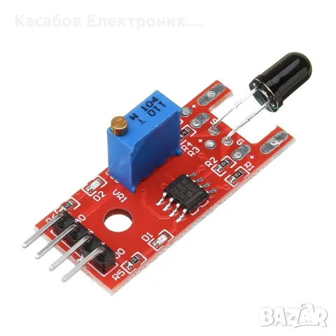 KY-026 Сензор за пожар и пламъци на печатна платка 3.3V 5V, снимка 1 - Друга електроника - 48949448