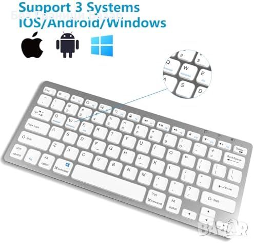 Нова Универсална Клавиатура за iPad и Android Таблети Bluetooth 3.0, снимка 4 - Клавиатури и мишки - 45529871
