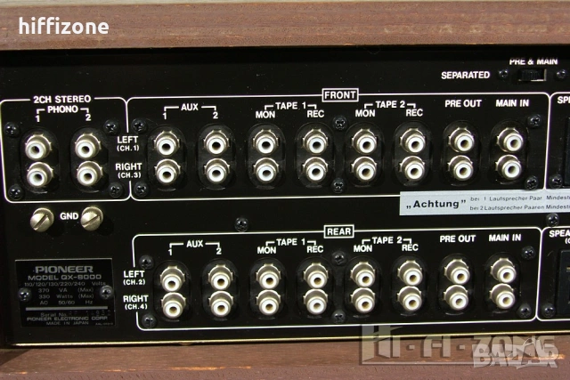 Ресивър  Pioneer model qx-8000 , снимка 7 - Ресийвъри, усилватели, смесителни пултове - 54040489