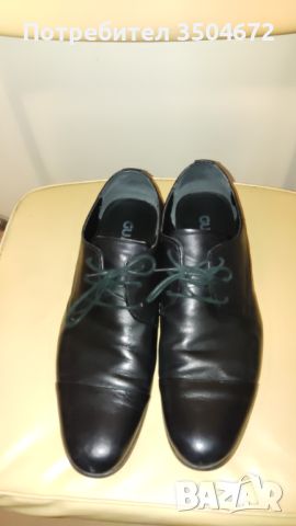 Мъжки Официални Обувки От Естествена Кожа Размер 44 Стелка 28см!
