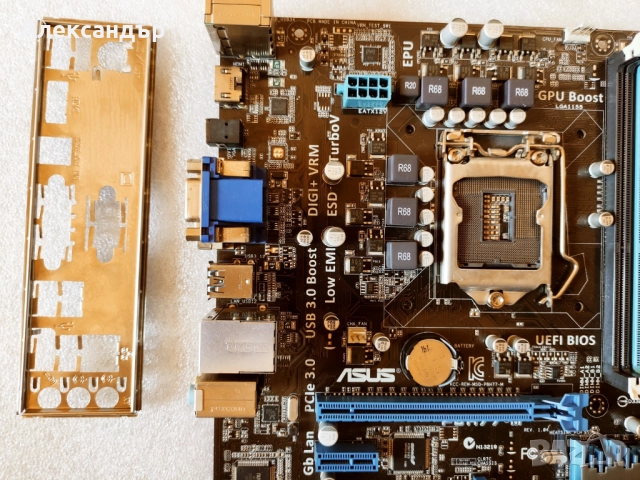 ASUS P8H77-M, s.1155, до 32GB DDR3, HDMI, DVI-D, S/PDIF, снимка 4 - Дънни платки - 51816081