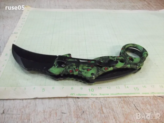 Нож "Derespina GY19-B Karambit Tactical" стоманен сгъваем, снимка 4 - Ножове - 47011731