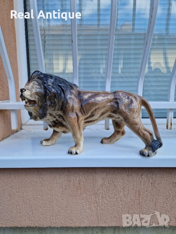 Уникална голяма антикварна порцеланова фигура статуетка , снимка 2 - Антикварни и старинни предмети - 54100614