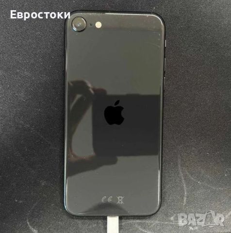 Смартфон iPhone SE 128GB (втора употреба), цвят: черно. Продукт има естествени следи от употреба, снимка 6 - Apple iPhone - 46228006