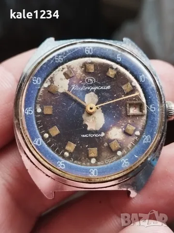 Часовник Восток Командирские. СССР. Vintage watch. Оригинал. Механичен механизъм , снимка 3 - Мъжки - 48210298